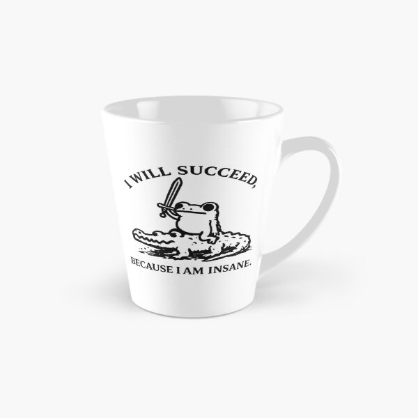 Item preview, I Will Succeed Because I Am Insane Frog T-Shirt designed and sold by teemix.