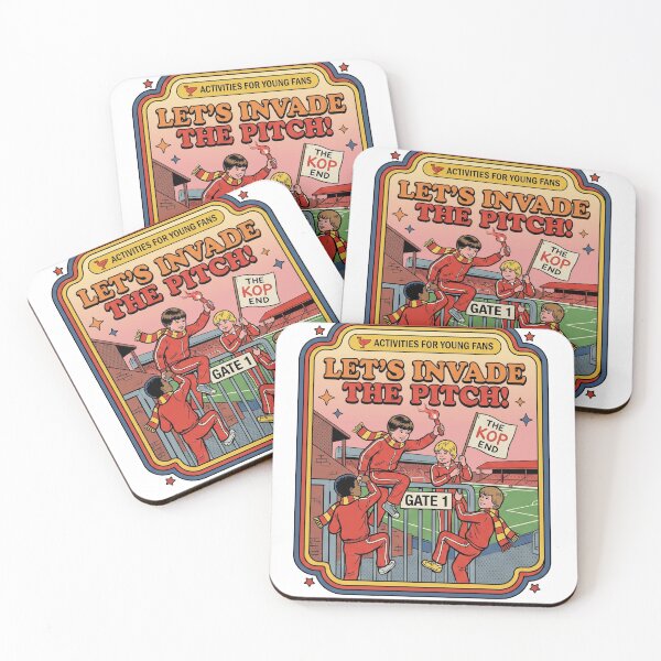 Artikelvorschau, Lasst uns den Platz stürmen! Liverpool FC LFC Vintage Retro Fußball entworfen und verkauft von Red-since-1892.