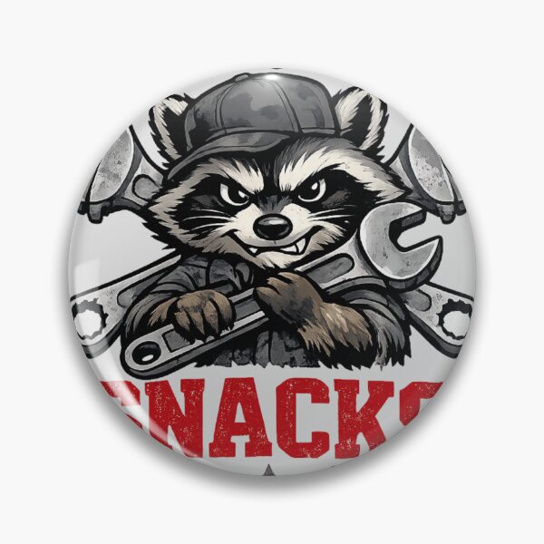 Item preview, I Require Snacks Funny Raccoon Mechanic designed and sold by WearTheVibe Store.