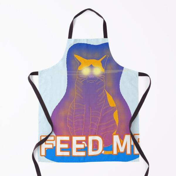 Item preview, Super Mad Cat meme feed me designed and sold by Raiserdesign33.
