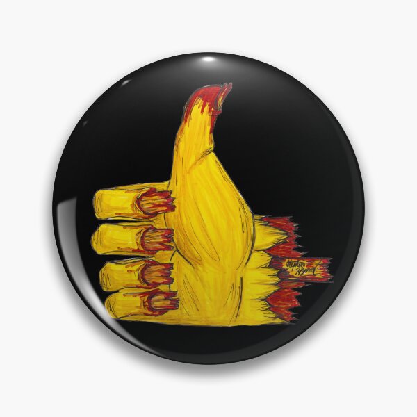 Item preview, Thumbs Up Scar-E-Moji - Severed Hand Body Horror Ink Art designed and sold by Grimmlar.