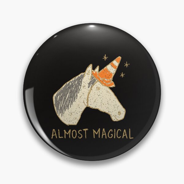 Item preview, Almost Magical Traffic Cone Unicorn Horse Funny Quote designed and sold by Studio Bootleg.