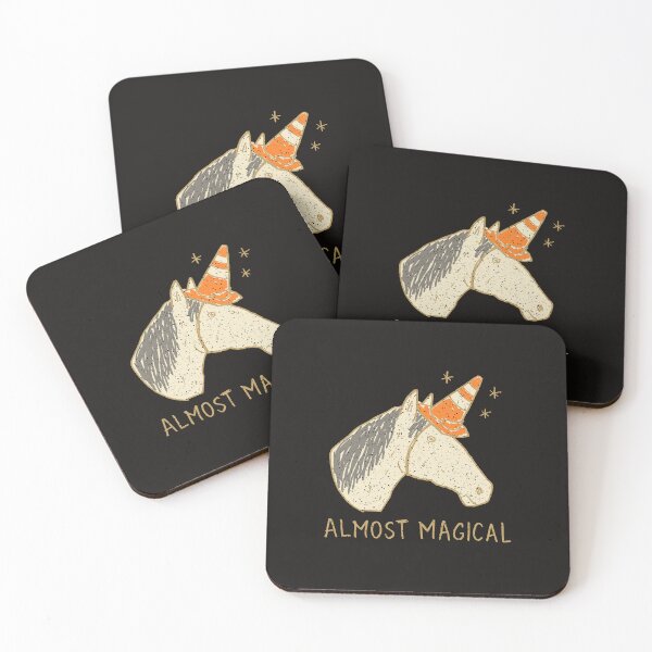 Item preview, Almost Magical Traffic Cone Unicorn Horse Funny Quote designed and sold by Studio Bootleg.