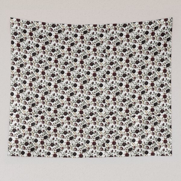 Item preview, Dark Cottagecore Dark Rose Pattern | Gothic Botanical Roses designed and sold by Mousy17.