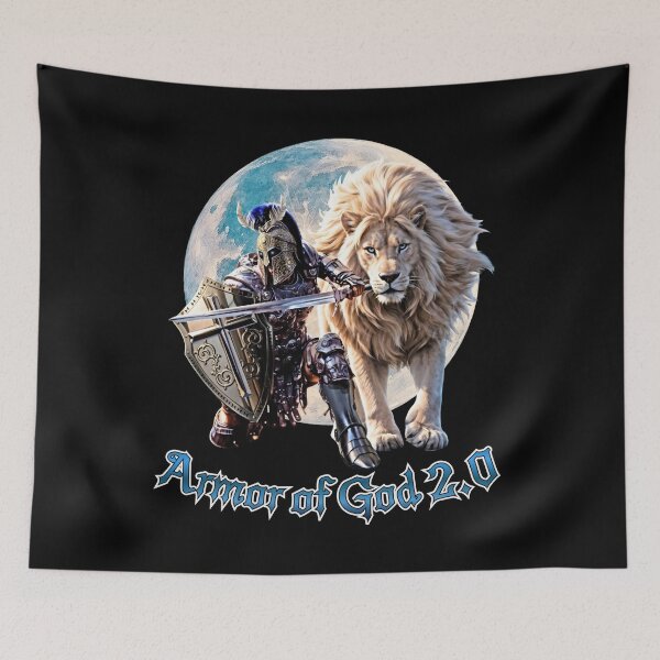 Item preview, Armor of God Warrior 2.0 designed and sold by Tripp Art Studio.