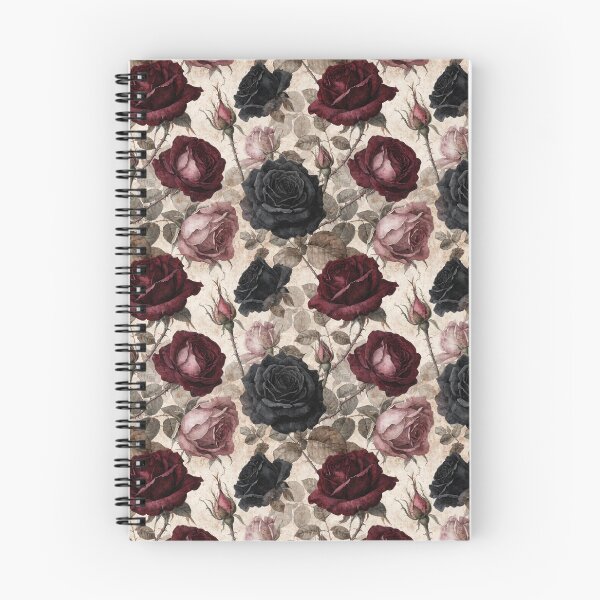 Item preview, Dark Cottagecore Dark Rose Pattern | Gothic Vintage Botanical Roses designed and sold by Mousy17.