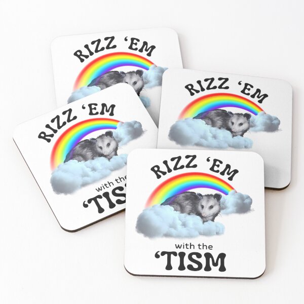 Item preview, Autism Funny Rizz Em With The Tism Opossum  designed and sold by LoicThiessen.