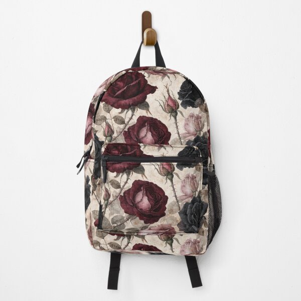 Item preview, Dark Cottagecore Dark Rose Pattern | Gothic Vintage Botanical Roses designed and sold by Mousy17.