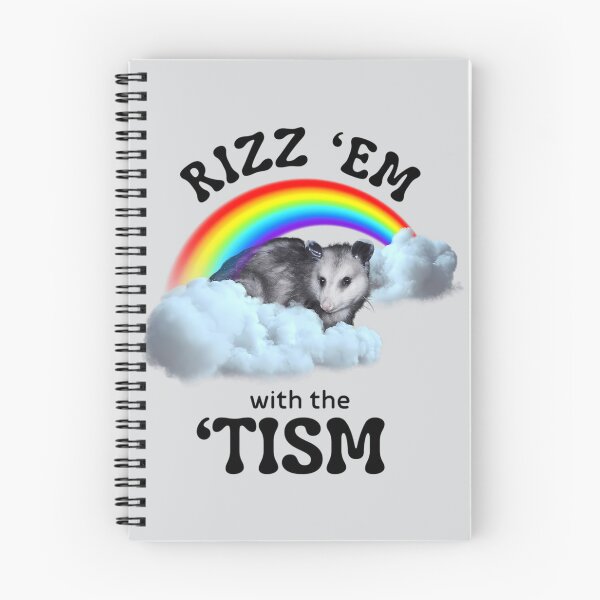 Item preview, Autism Funny Rizz Em With The Tism Opossum designed and sold by LoicThiessen.