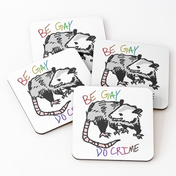 Item preview, Be Gay Do Crime Opossum designed and sold by LoicThiessen.