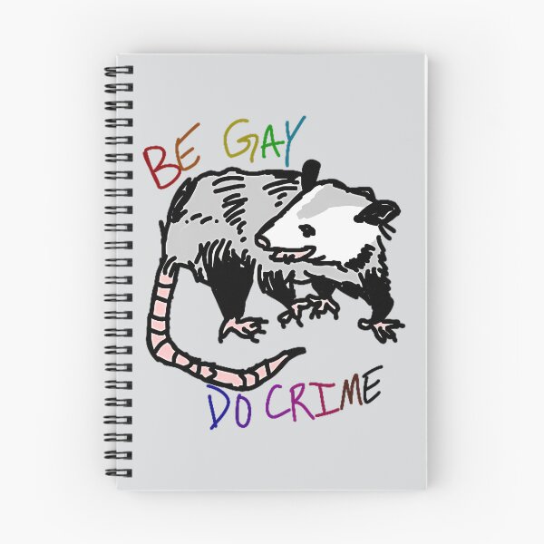 Item preview, Be Gay Do Crime Opossum designed and sold by LoicThiessen.