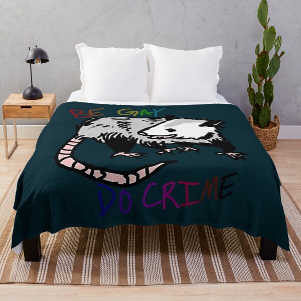 Item preview, Be Gay Do Crime Opossum designed and sold by LoicThiessen.
