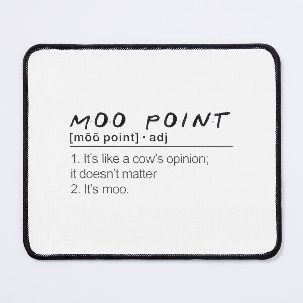 Item preview, Moo Point Cow Opinion Funny Retro designed and sold by kristytomeka.