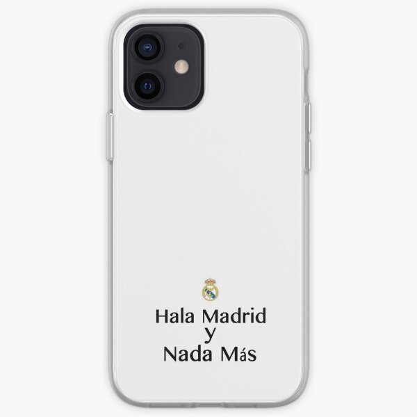 Hala Madrid et Nada Mas - Real Madrid Coque souple iPhone