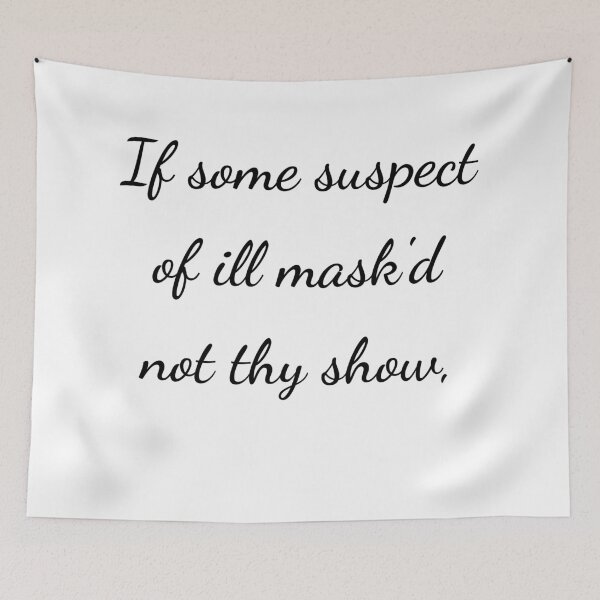 Item preview, “If some suspect of ill mask'd not thy show,” - handwriting black designed and sold by ariksworld.