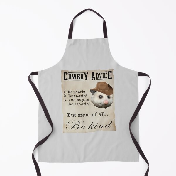 Item preview, Cowboy Advice - Rootin Tootin Shootin Possum Cowboy designed and sold by LoicThiessen.