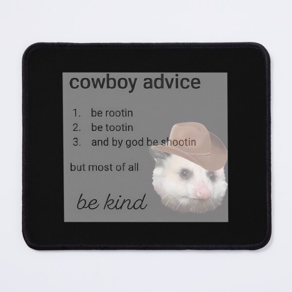 Item preview, Cowboy Advice designed and sold by LoicThiessen.