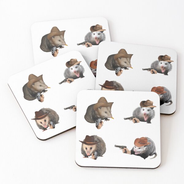 Item preview, Cowboy Possum Sticker Pack  designed and sold by LoicThiessen.