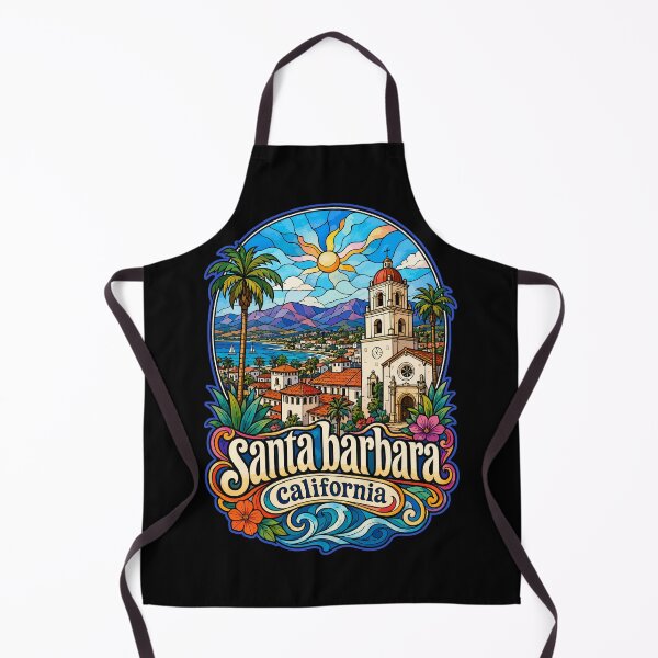 Item preview, Santa Barbara California USA Stained Glass Art designed and sold by TomFrontierArt.