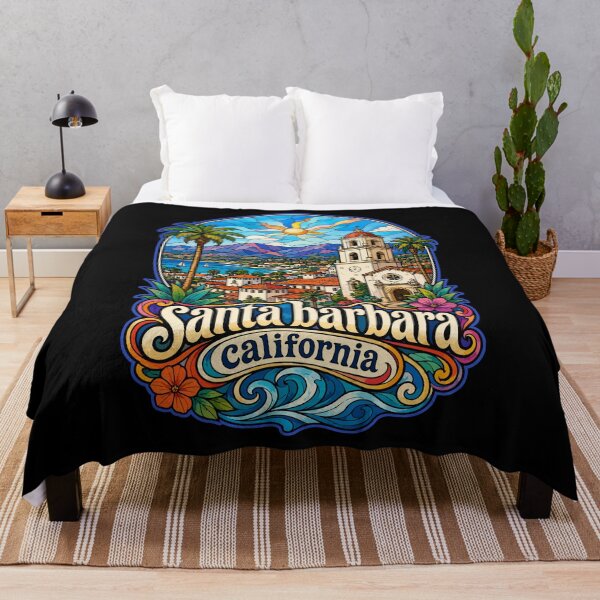 Item preview, Santa Barbara California USA Stained Glass Art designed and sold by TomFrontierArt.