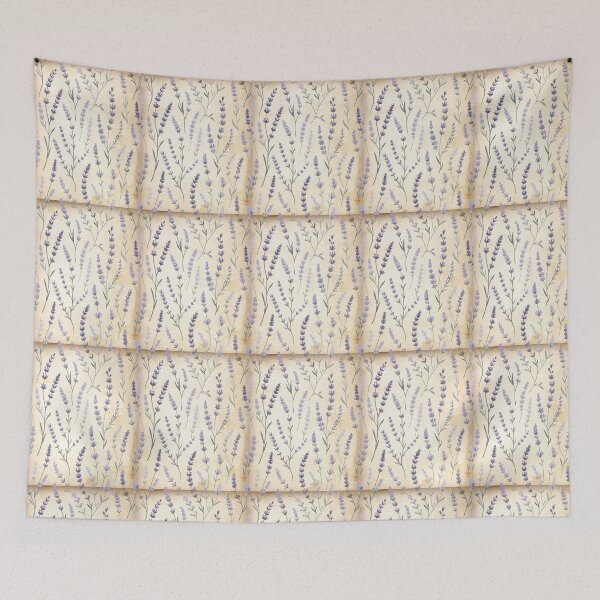 Item preview, Vintage Lavender Floral Pattern | Botanical Provence Cottagecore Design designed and sold by Mousy17.
