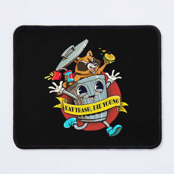 Item preview, Eat Trash Die Young Vintage Cartoon designed and sold by LoicThiessen.