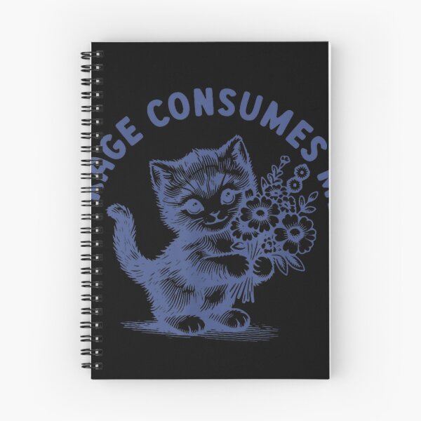 Item preview, Rage Consumes Me Cat Flower Cute Kitty Cat Meme designed and sold by CharlieSusanss.