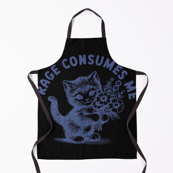 Item preview, Rage Consumes Me Cat Flower Cute Kitty Cat Meme designed and sold by CharlieSusanss.
