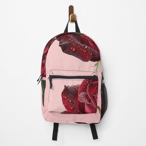 Item preview, Dew-Kissed Crimson Rose Bloom designed and sold by CooksCreators.