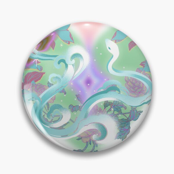 Item preview, May your anger turn into a fart Magical Snake Floral illustration designed and sold by mooncakekaro.