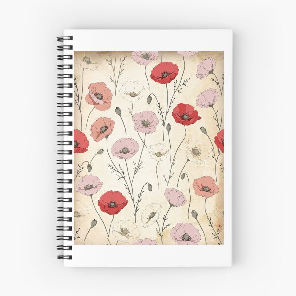 Item preview, Vintage Poppy Floral Pattern | Antique Wildflower Botanical Design designed and sold by Mousy17.