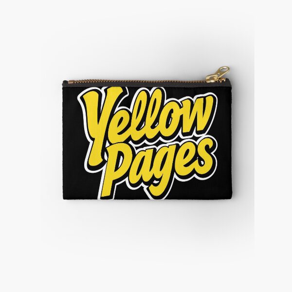 Item preview, Yellow Pages Bold White Border Text Design designed and sold by RichardRags.