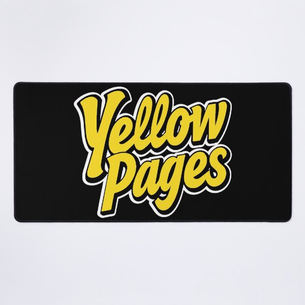 Item preview, Yellow Pages Bold White Border Text Design designed and sold by RichardRags.