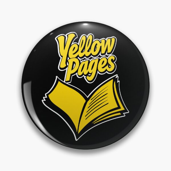 Item preview, Yellow Pages Bold White Border Text Design designed and sold by RichardRags.