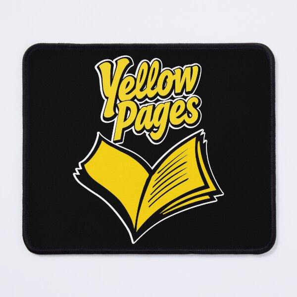 Item preview, Yellow Pages Bold White Border Text Design designed and sold by RichardRags.