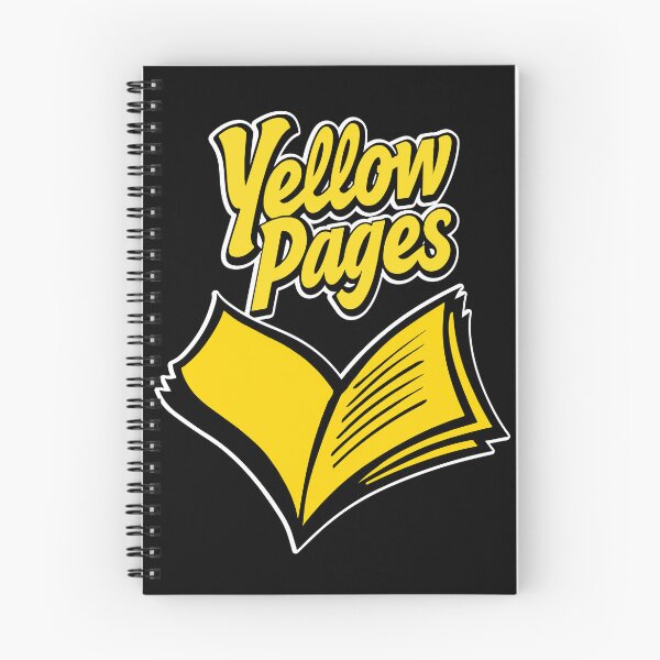 Item preview, Yellow Pages Bold White Border Text Design designed and sold by RichardRags.