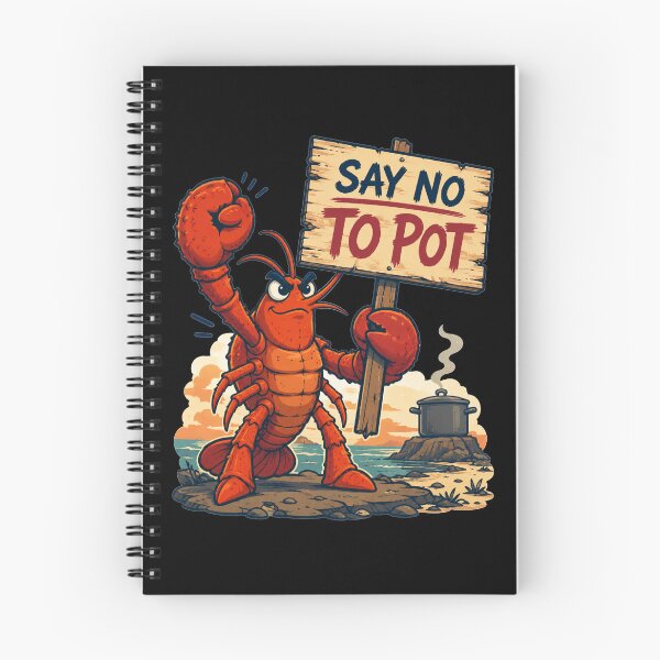 Item preview, Say No To Pot Determined Sign Holder Art Funny Seafood Lovers Gift for Crab Lovers designed and sold by Nightarel.