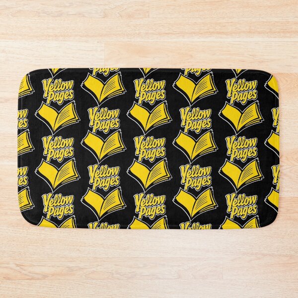 Item preview, Yellow Pages Bold White Border Text Design designed and sold by RichardRags.