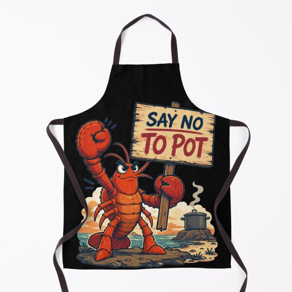 Item preview, Say No To Pot Determined Sign Holder Art Funny Seafood Lovers Gift for Crab Lovers designed and sold by Nightarel.