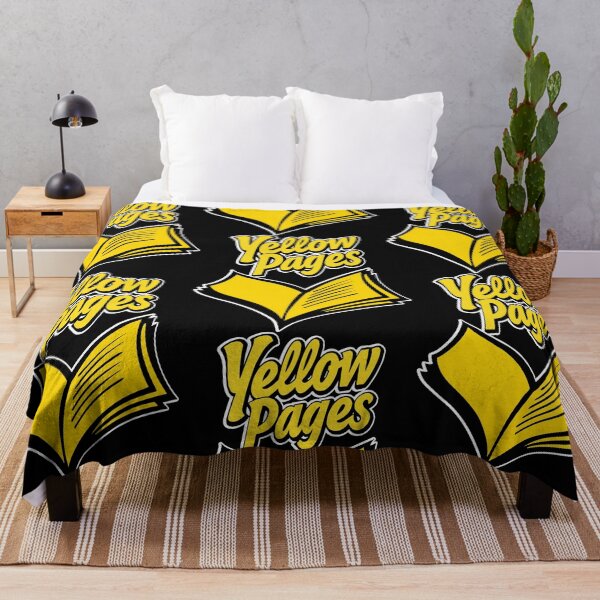 Item preview, Yellow Pages Bold White Border Text Design designed and sold by RichardRags.