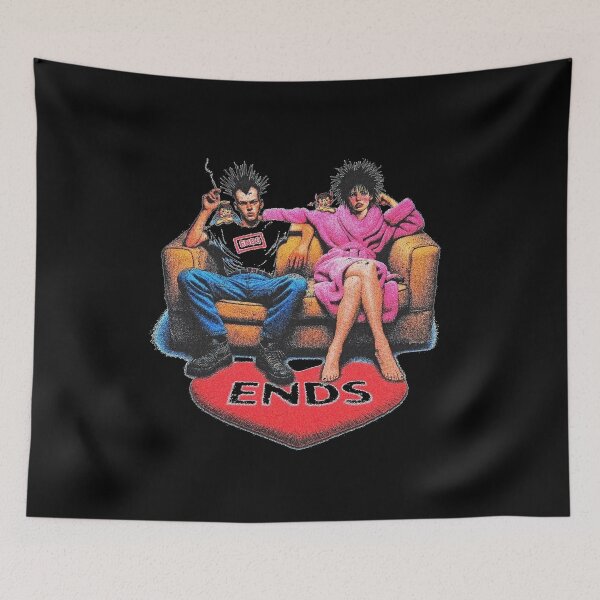 Item preview, Vintage Punk Couple Graphic T-Shirt designed and sold by defvulan.