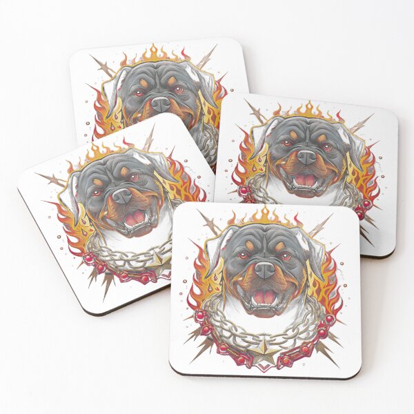 Item preview, Rottweiler Traditional Tattoo | Bold Vintage Dog Flash Design designed and sold by Mousy17.