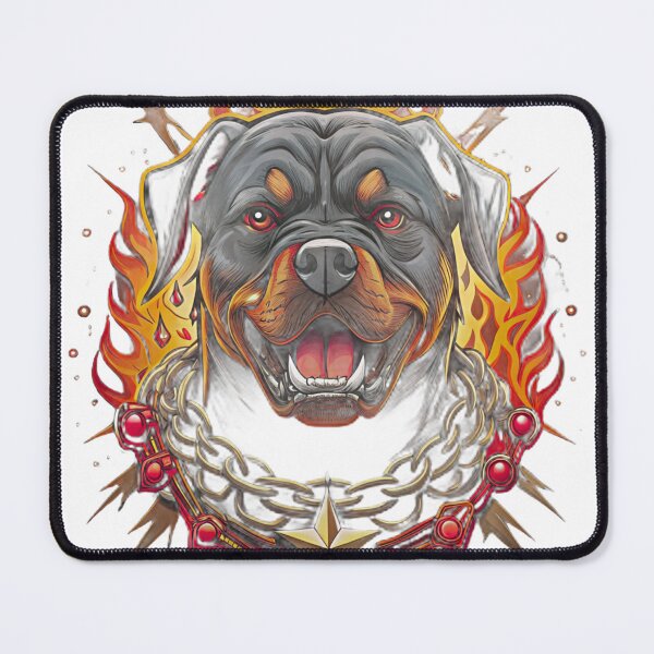 Item preview, Rottweiler Traditional Tattoo | Bold Vintage Dog Flash Design designed and sold by Mousy17.
