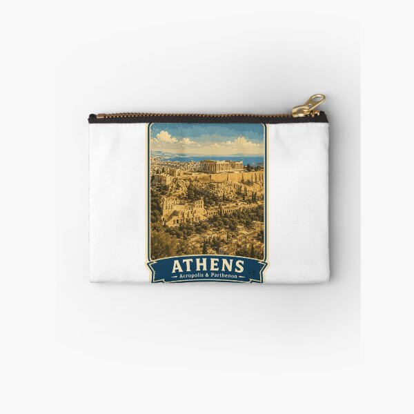 Item preview, Vintage Athens Acropolis & Parthenon Travel designed and sold by CharaFei.Art.