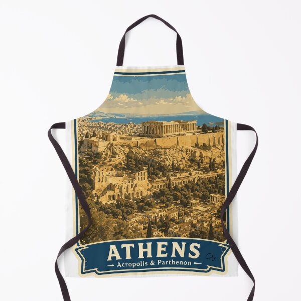 Item preview, Vintage Athens Acropolis & Parthenon Travel designed and sold by CharaFei.Art.