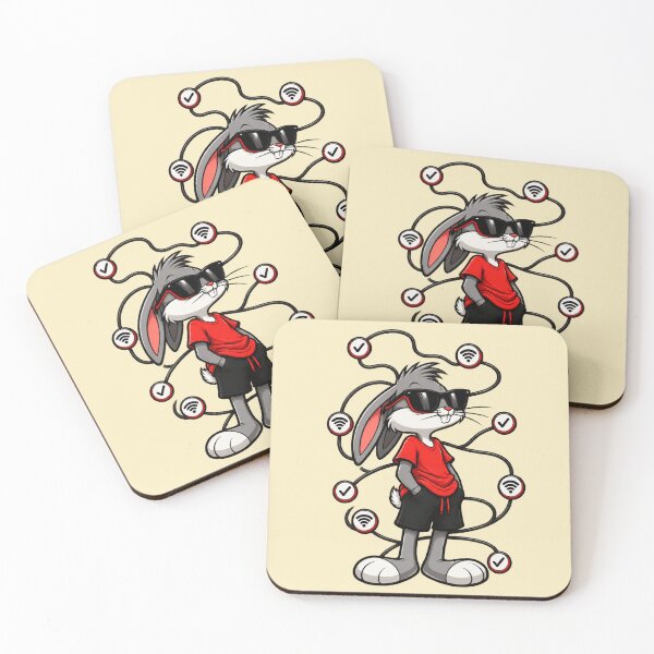 Item preview, Pose - Cool Bunny Tech Streetwear Wi-Fi Verified designed and sold by Shakhbata-1.
