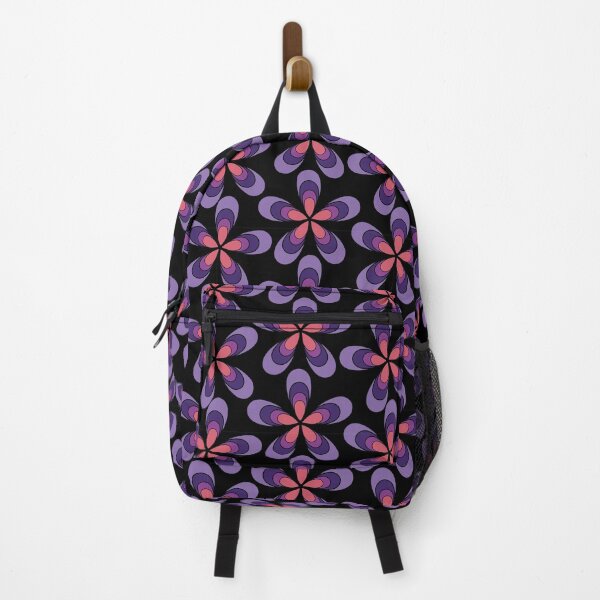 Item preview, Groovy Trippy Floral Pattern 1970s Dark Aesthetic designed and sold by chriswo-design.