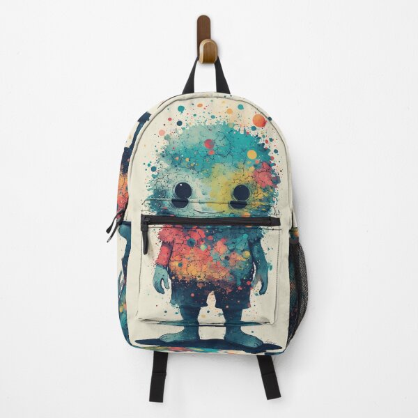 Item preview, A colorful, little character explodes in color. designed and sold by Mianku | Für das Leben.