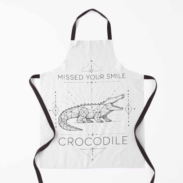 Item preview, Missed Your Smile Crocodile Geometric Wireframe Emblem Art Back To School Gift for Teachers designed and sold by Nightarel.