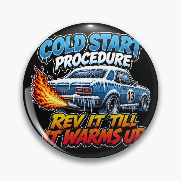 Item preview, Cold Start Rev It Up Funny Mechanic Winter Car designed and sold by ThirdShiftLab.